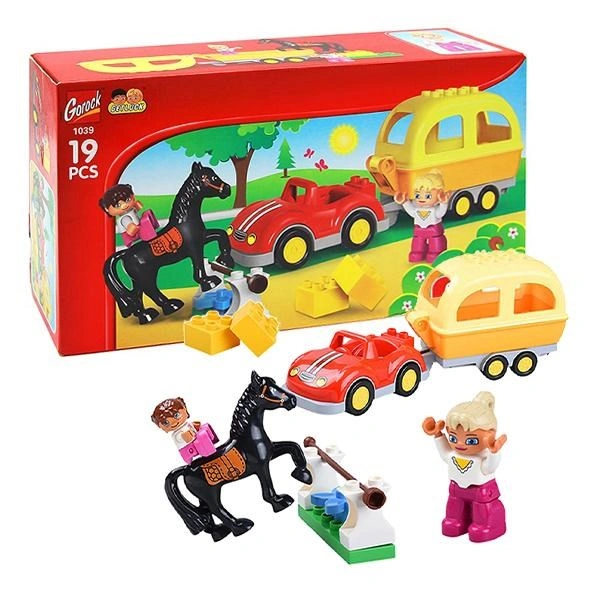 Đồ chơi lắp ráp trại huấn luyện ngựa Gorock 1039 (19 chi tiết) 1