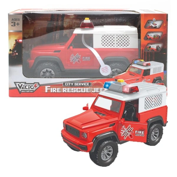 Đồ chơi xe Jeep cứu hỏa Vecto 666-26P 1