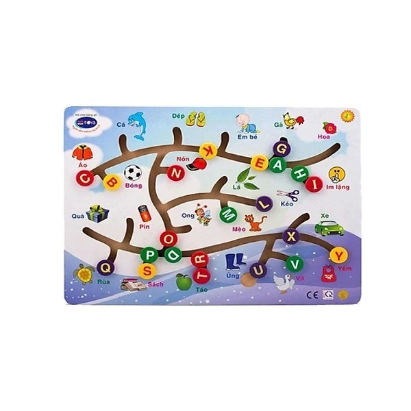 Đồ chơi đường luồn chữ cái tiếng việt Winwintoys 1