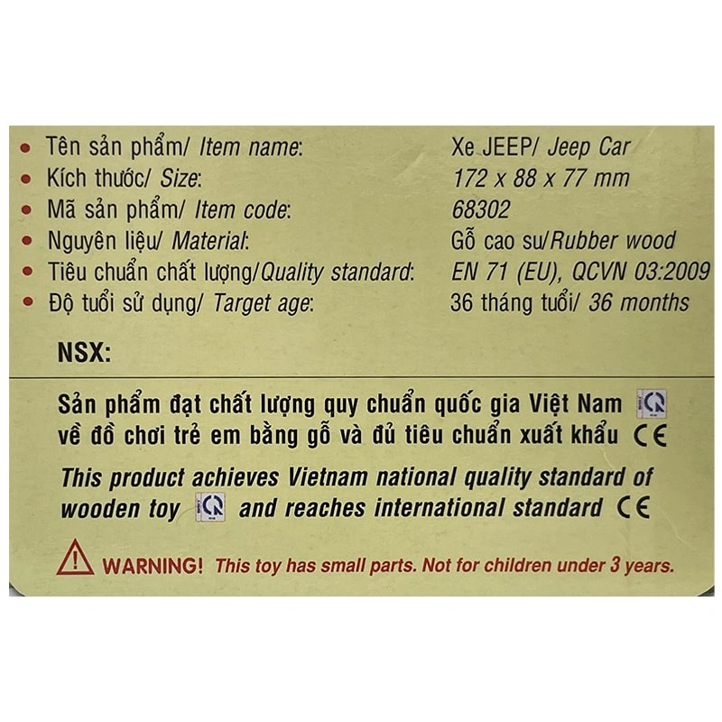 Đồ chơi xe jeep Winwintoys 68302 8