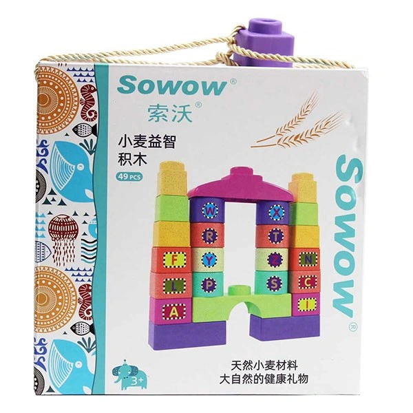 Đồ chơi xếp khối bột lúa mạch VBCare VBC-NK70-12 (75 chi tiết) 5