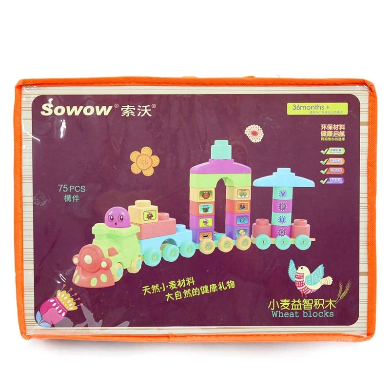 Đồ chơi xếp khối bột lúa mạch VBCare VBC-NK70-12 (75 chi tiết) 3