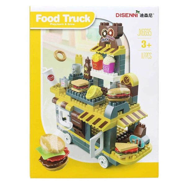 Bộ đồ chơi xếp khối làm hamburger VBCare VBC-JX6695 (117 chi tiết) 1