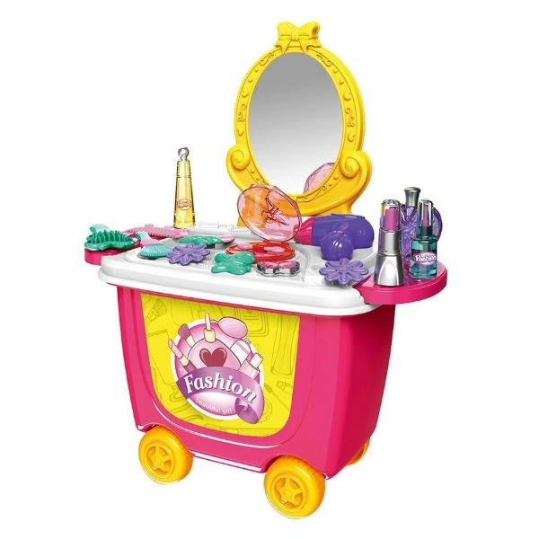 Bộ đồ chơi xe đẩy dụng cụ trang điểm Bowa 8230 (21 chi tiết) 1