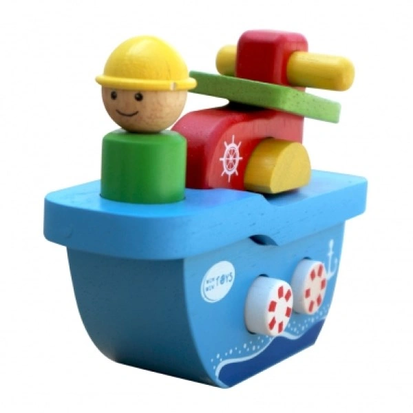 Đồ chơi tàu thủy thám hiểm Winwintoys 61572 (9 chi tiết) 1