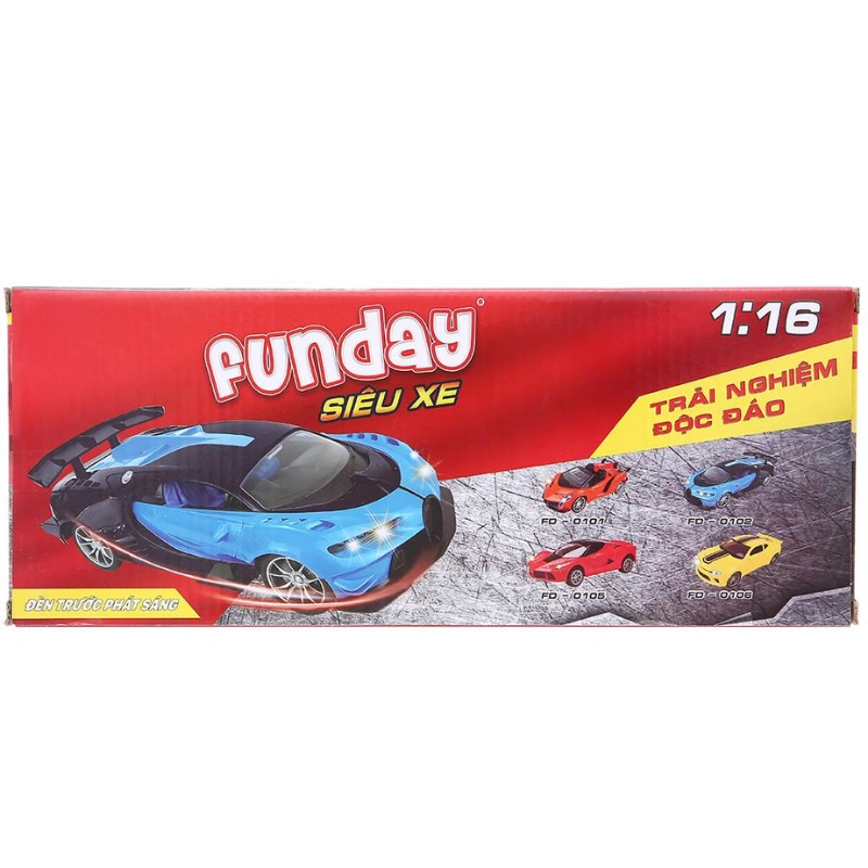 Bộ đồ chơi siêu xe điều khiển từ xa Funday Fd-0102 5
