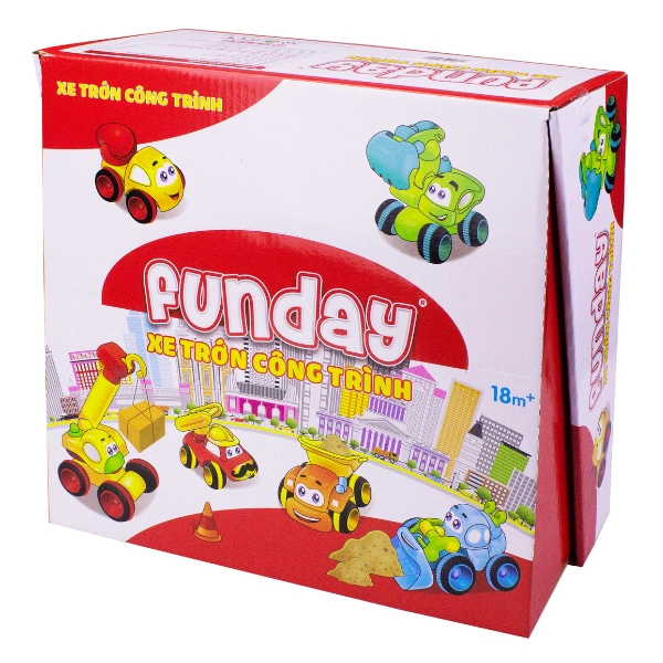 Bộ đồ chơi xe trớn công trình Funday Fd-0201 1