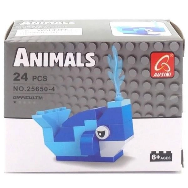 Đồ chơi lắp ráp hình cá voi Ausini 25650-4 (24 chi tiết) 1