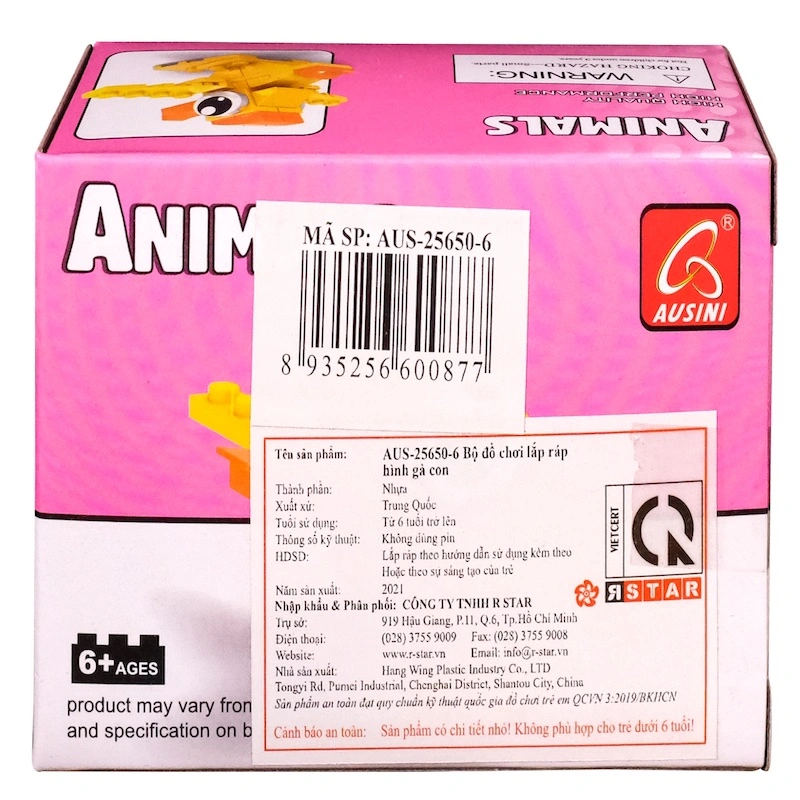 Đồ chơi lắp ráp hình voi con Ausini 25650-1 (30 chi tiết) 18