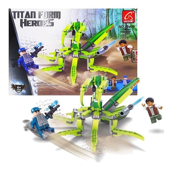 Đồ chơi lắp ráp quái vật hành tinh Ausini 25456 (176 chi tiết) 1