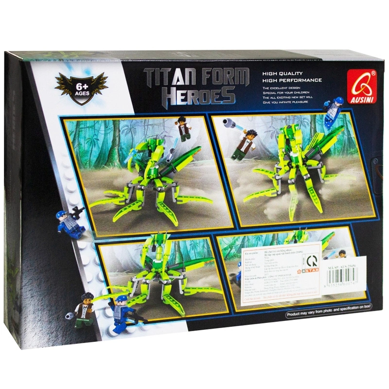 Đồ chơi lắp ráp quái vật hành tinh Ausini 25456 (176 chi tiết) 3