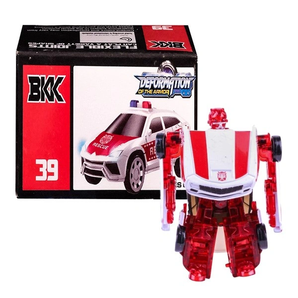 Đồ chơi trẻ em robot biến hình mini hình xe cảnh sát BKK A426 - Màu ngẫu nhiên 1
