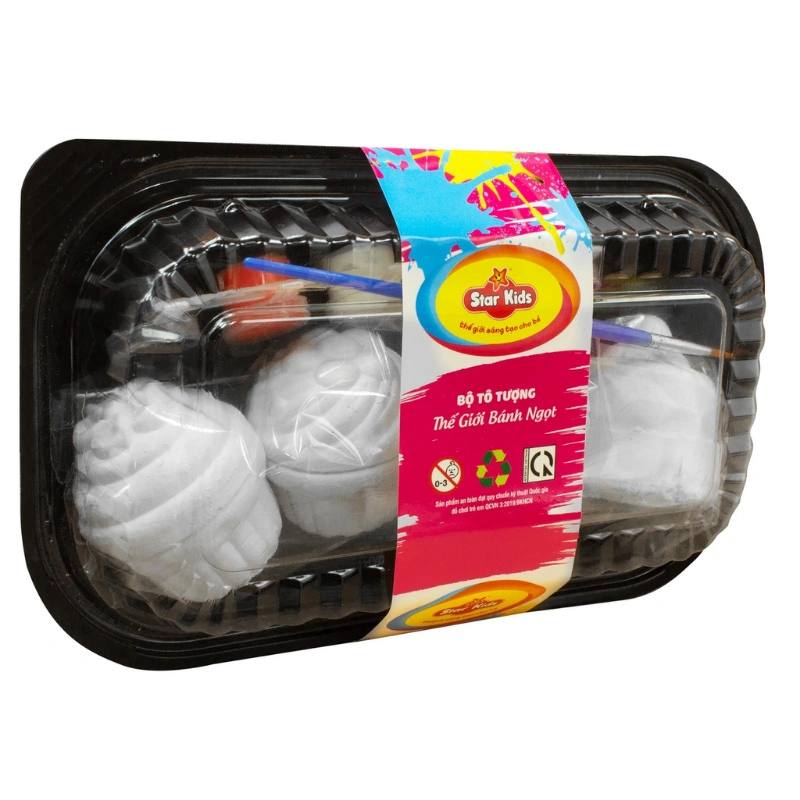 Bộ đồ chơi tô tượng thế giới bánh ngọt Star Kids KK-001 2
