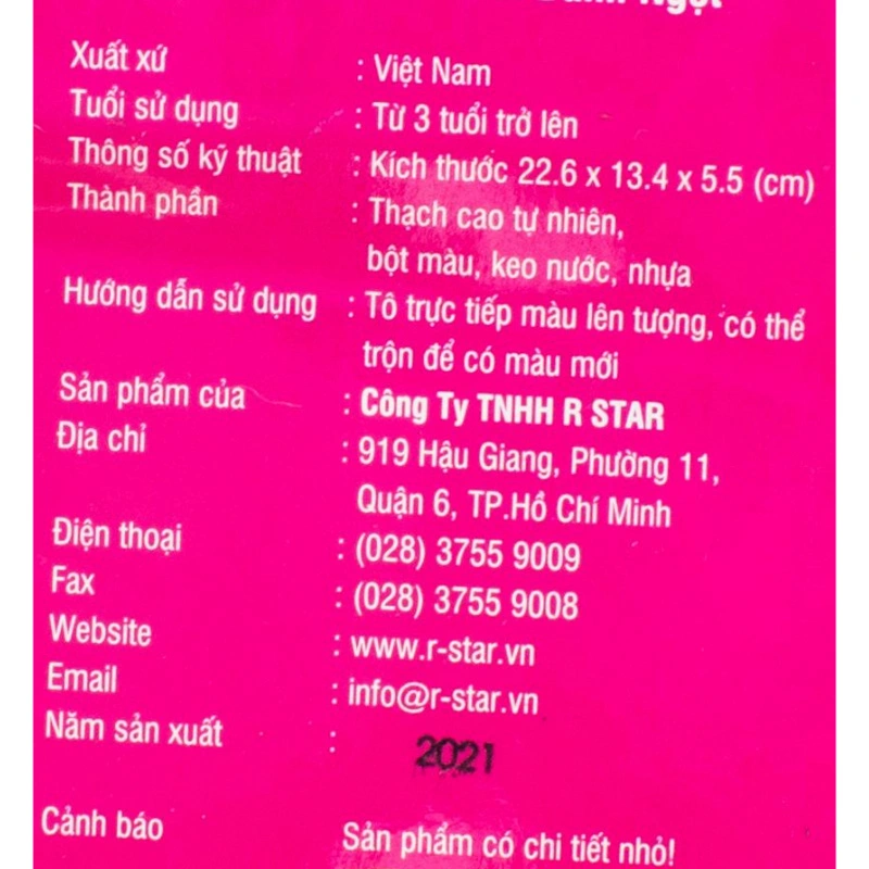 Bộ đồ chơi tô tượng thế giới bánh ngọt Star Kids KK-001 4