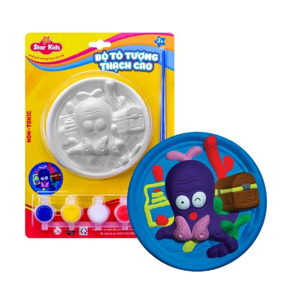 Bộ đồ chơi tô tượng thạch cao nàng tiên cá Star Kids K-101/6 17