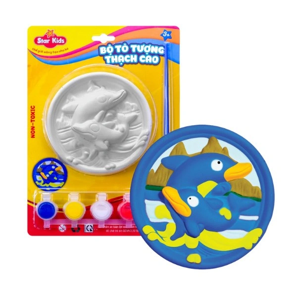 Bộ đồ chơi tô tượng thạch cao nàng tiên cá Star Kids K-101/6 29