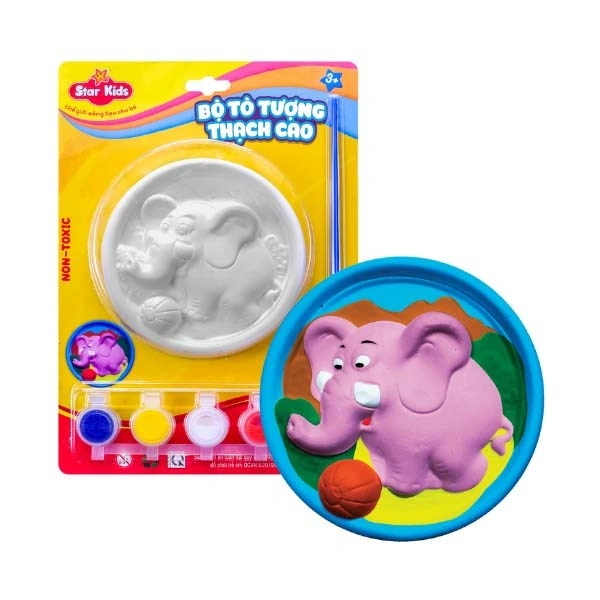 Bộ đồ chơi tô tượng thạch cao nàng tiên cá Star Kids K-101/6 25