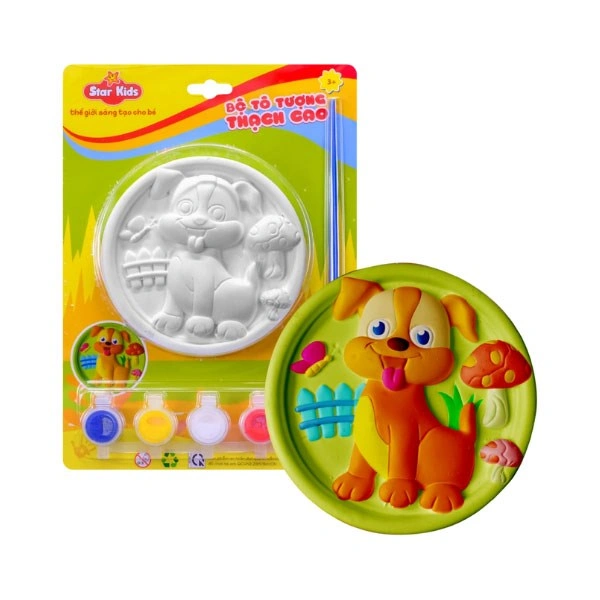 Bộ đồ chơi tô tượng thạch cao nàng tiên cá Star Kids K-101/6 21