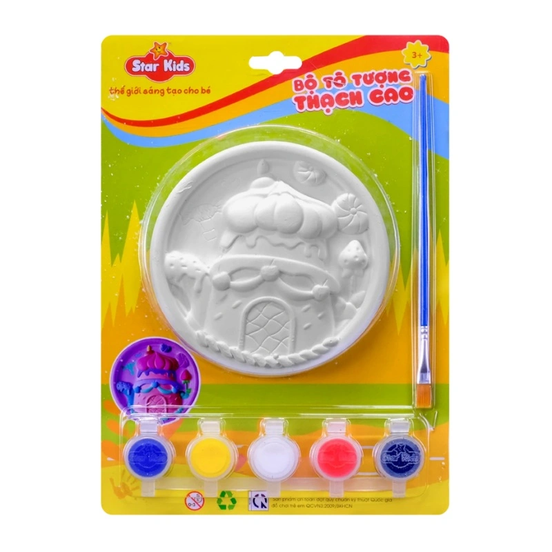 Bộ đồ chơi tô tượng thạch cao lâu đài Star Kids K-101/8 2
