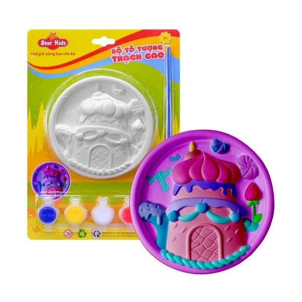 Bộ đồ chơi tô tượng thạch cao lâu đài Star Kids K-101/8 1