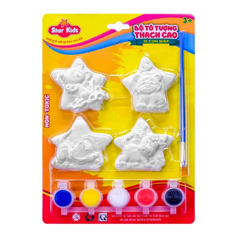 Bộ đồ chơi tô tượng chuột trâu cọp mèo Star Kids K-102/1 2