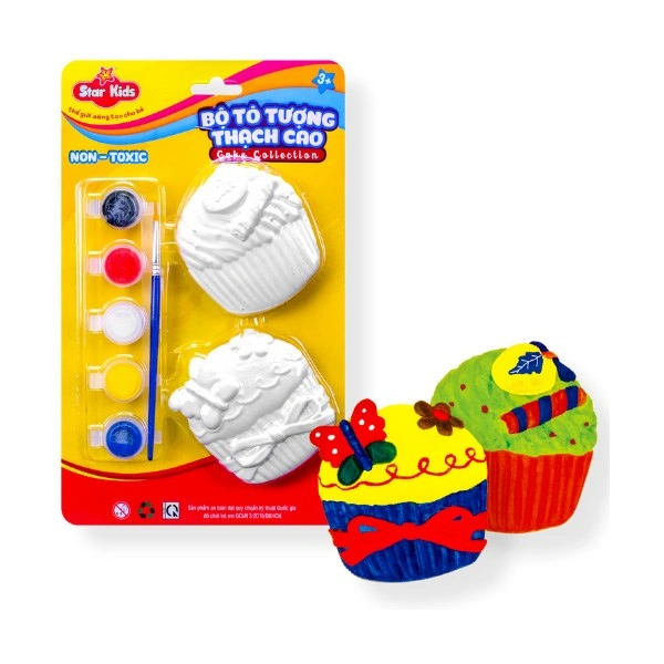 Bộ đồ chơi tô tượng thạch cao công chúa Star Kids K-122 6