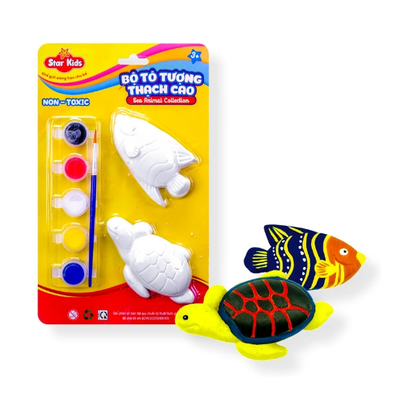 Bộ đồ chơi tô tượng thạch cao công chúa Star Kids K-122 10