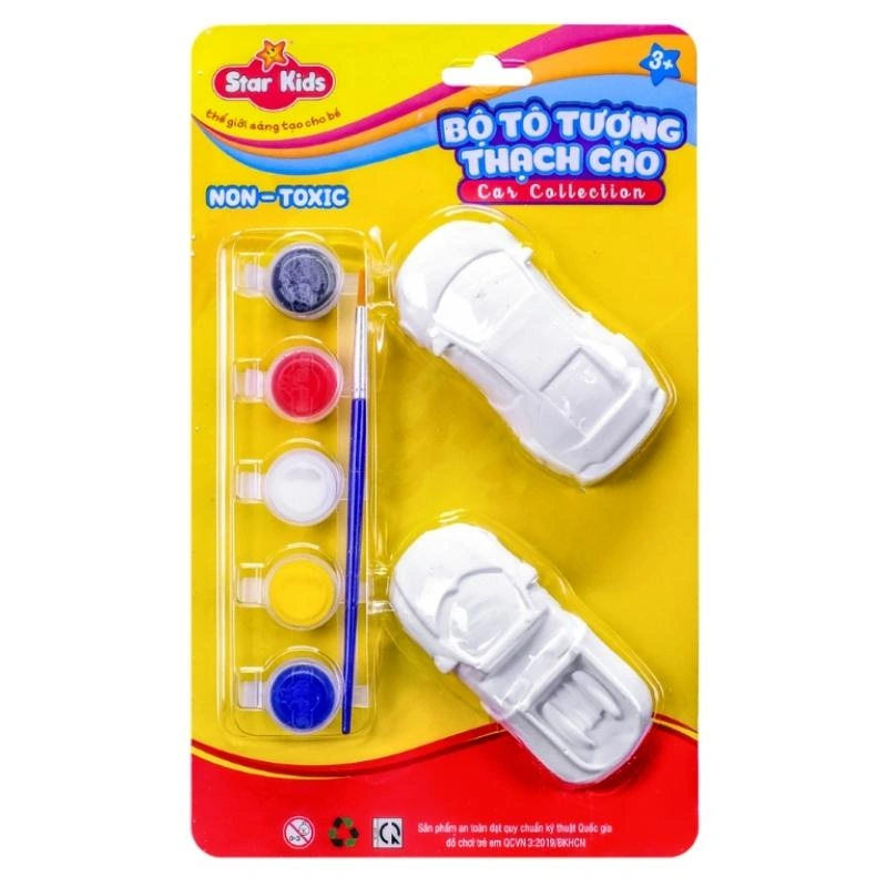 Bộ đồ chơi tô tượng thạch cao xe hơi Star Kids K-125 2