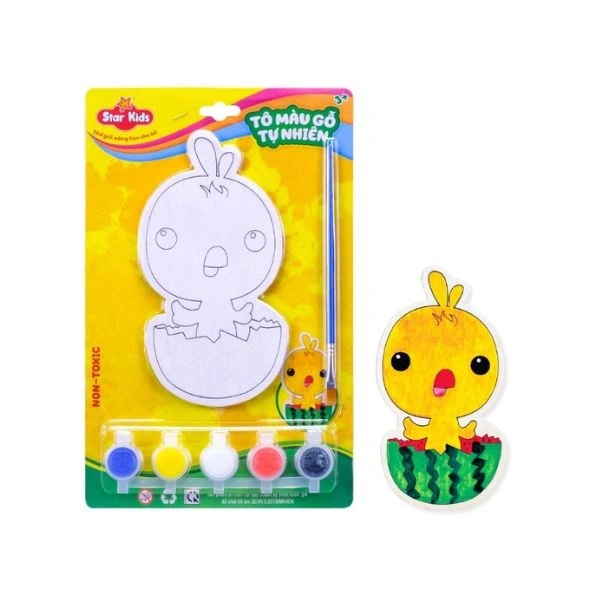 Bộ đồ chơi tô gỗ xe kem Star Kids K-211 25