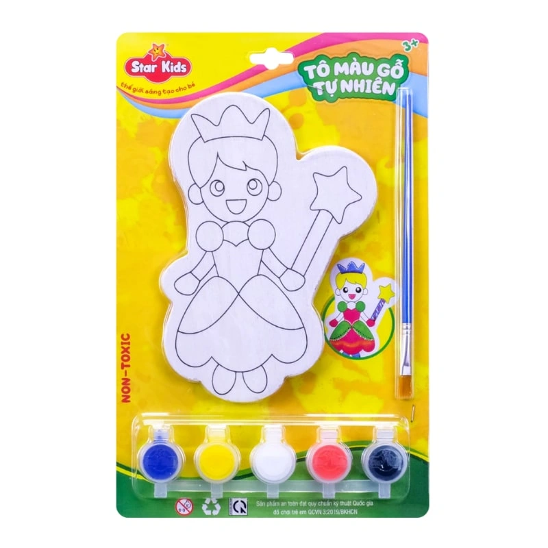 Bộ đồ chơi tô gỗ xe kem Star Kids K-211 10