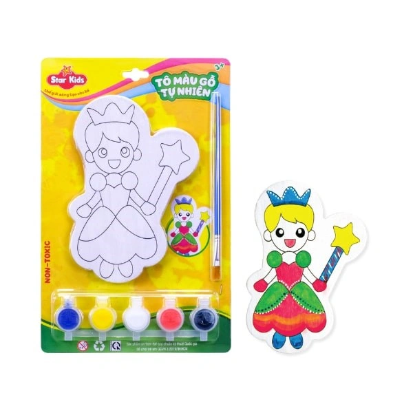 Bộ đồ chơi tô gỗ xe kem Star Kids K-211 9