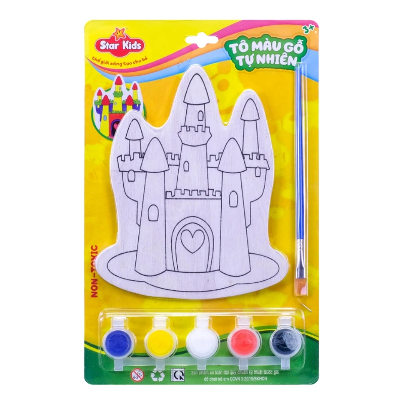 Bộ đồ chơi tô gỗ xe kem Star Kids K-211 18