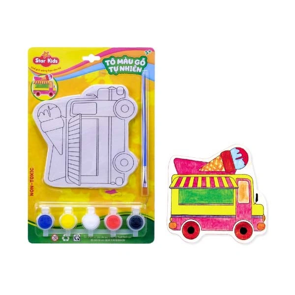 Bộ đồ chơi tô gỗ xe kem Star Kids K-211 1