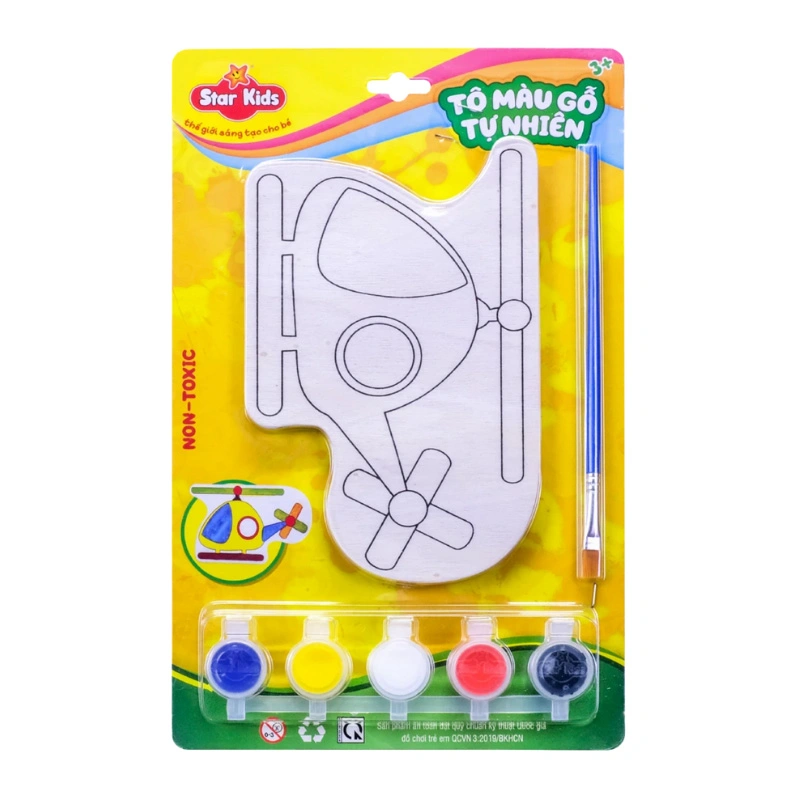 Bộ đồ chơi tô gỗ xe kem Star Kids K-211 14