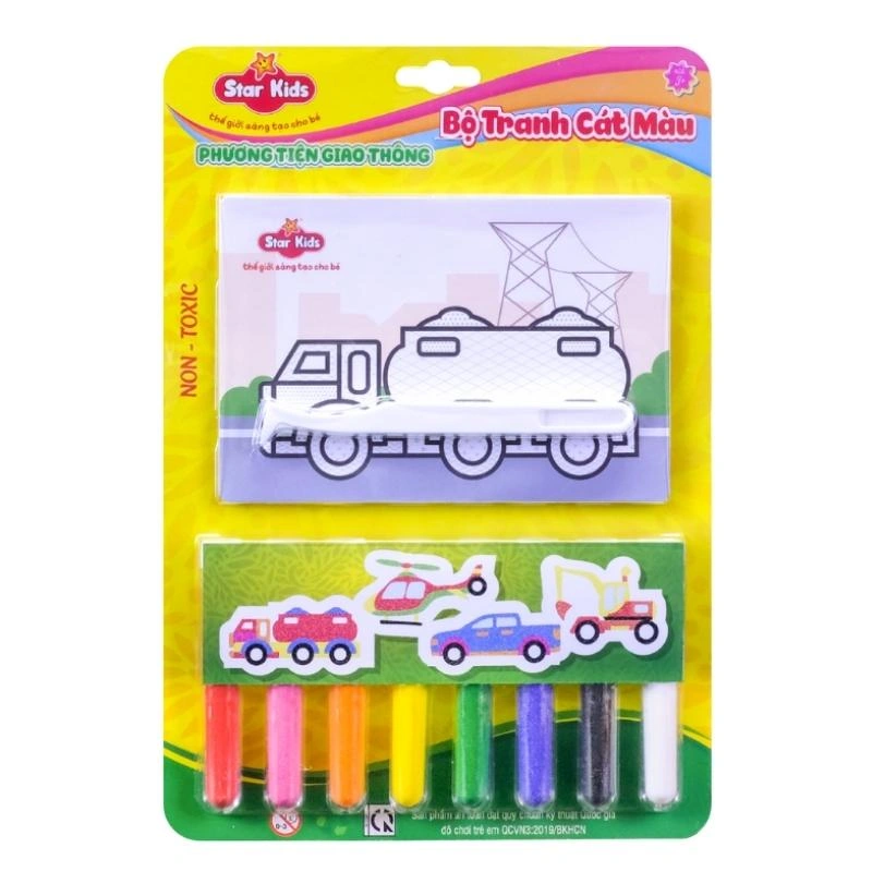 Bộ đồ chơi tranh cát màu thế giới thần tiên Star Kids K-506 18