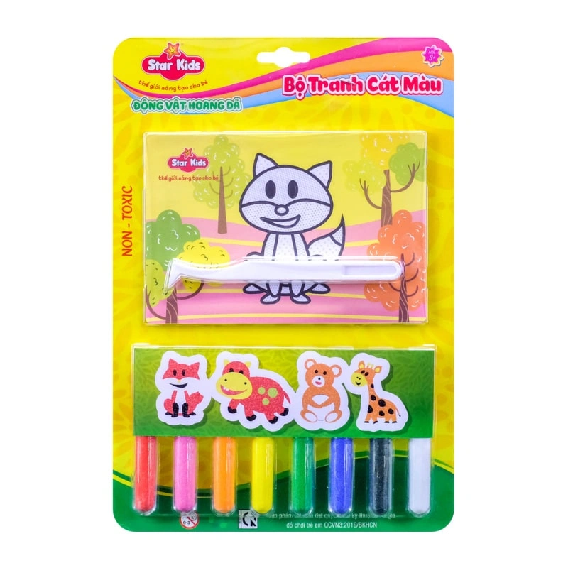 Bộ đồ chơi tranh cát màu thế giới thần tiên Star Kids K-506 8