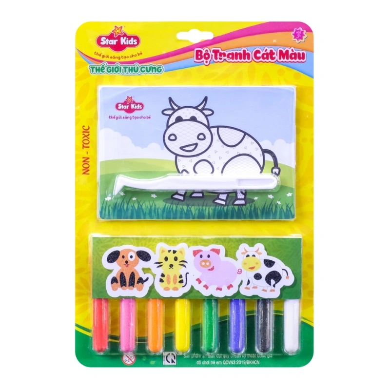 Bộ đồ chơi tranh cát màu thế giới thần tiên Star Kids K-506 14