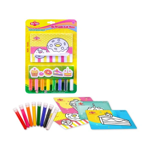 Bộ đồ chơi tranh cát màu váy công chúa Star Kids K-505 17