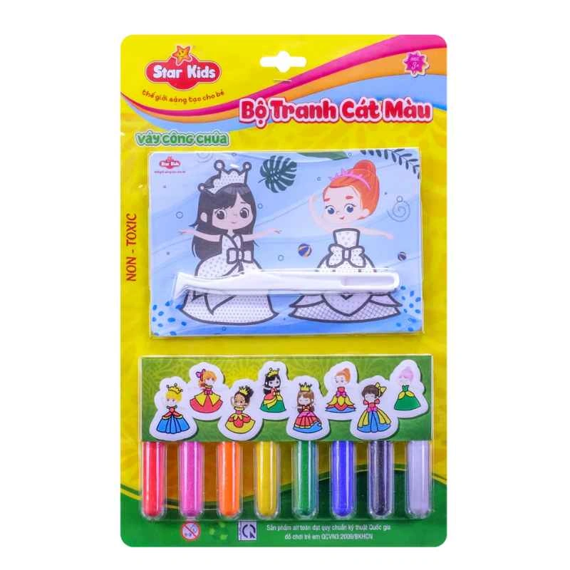 Bộ đồ chơi tranh cát màu thế giới thần tiên Star Kids K-506 11