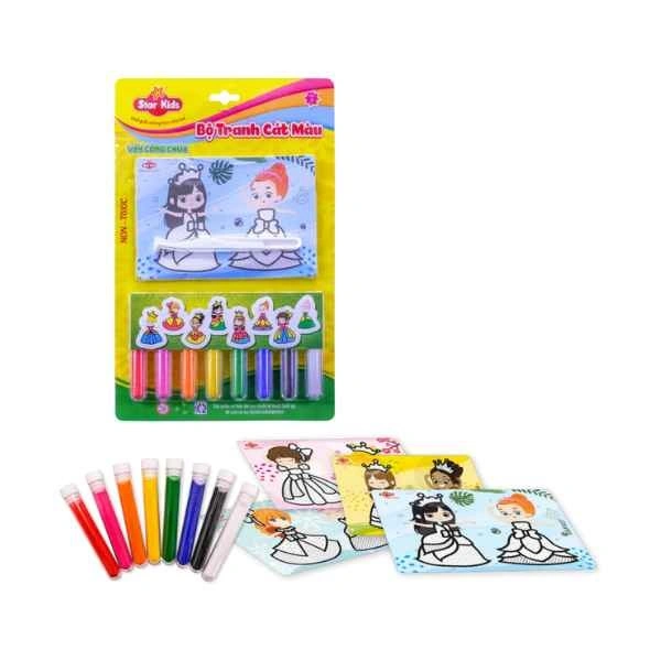 Bộ đồ chơi tranh cát màu váy công chúa Star Kids K-505 1