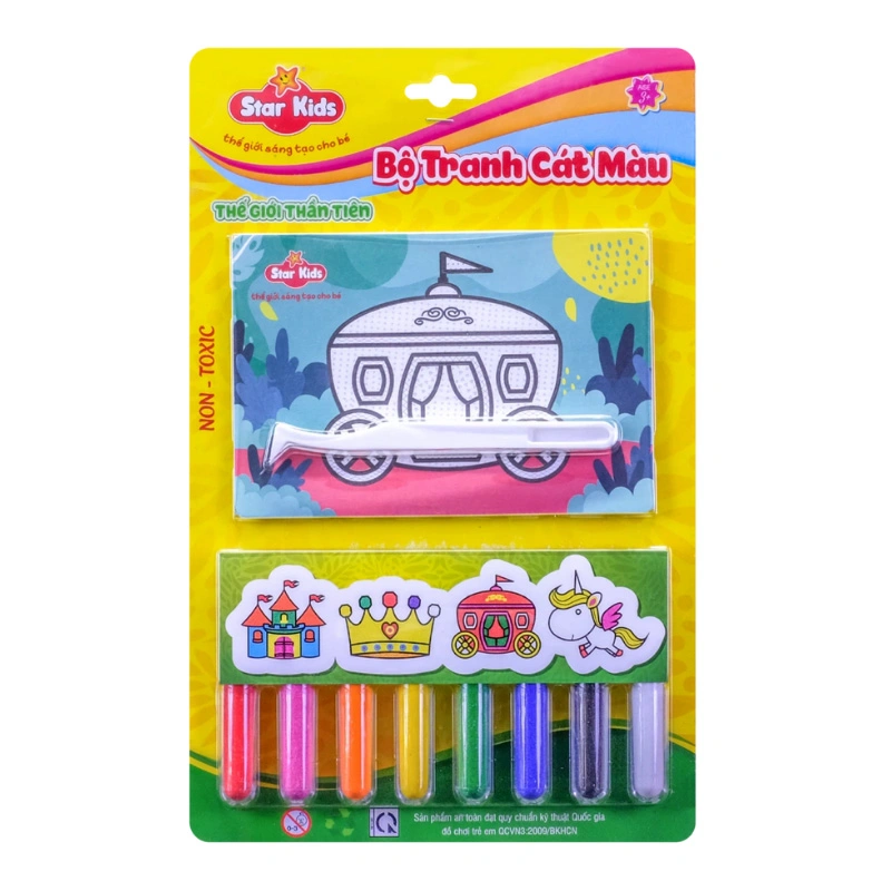 Bộ đồ chơi tranh cát màu thế giới thần tiên Star Kids K-506 2