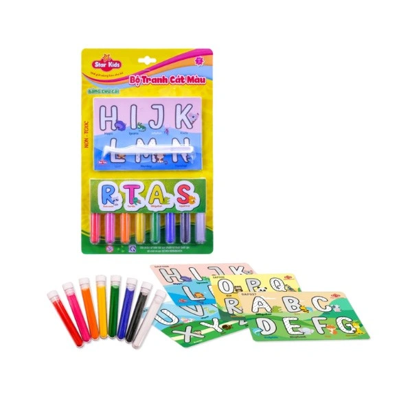 Bộ đồ chơi tranh cát màu thế giới thần tiên Star Kids K-506 17