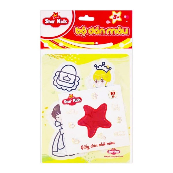 Bộ đồ chơi tranh dán màu váy công chúa Star Kids K-605 1