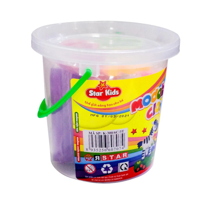 Bộ đồ chơi đất nặn 300g 6 màu và 3 dụng cụ Star Kids K-300/6C/3T 2