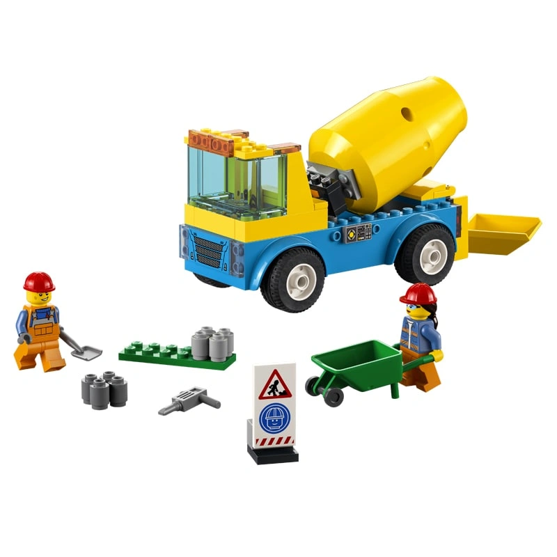 Đồ chơi lắp ráp xe trộn xi măng Lego City 60325 (85 chi tiết) 4