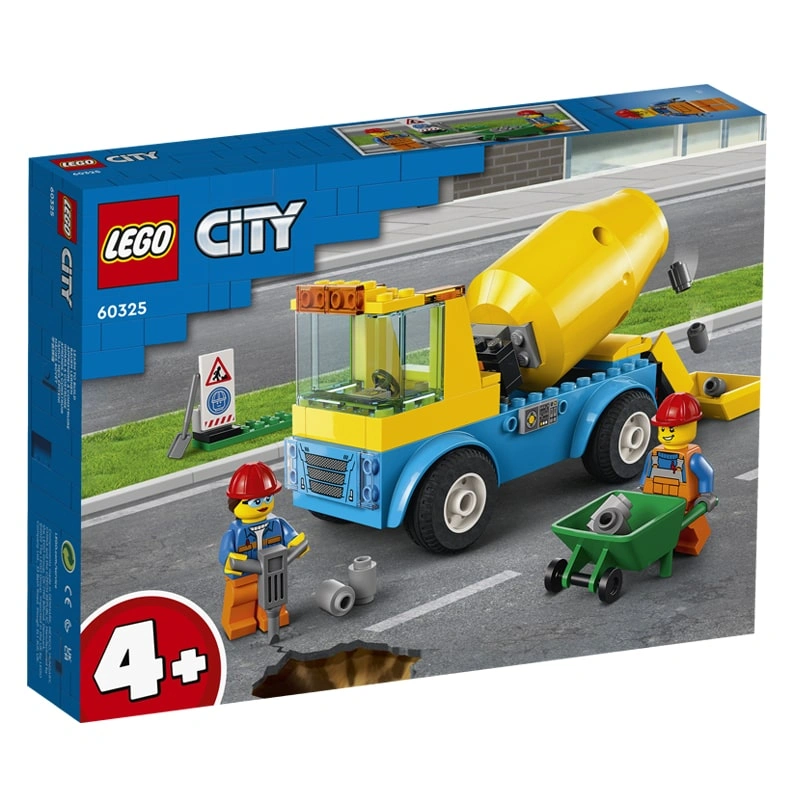 Đồ chơi lắp ráp xe trộn xi măng Lego City 60325 (85 chi tiết) 2