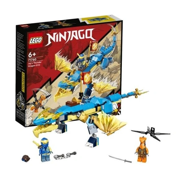 Đồ chơi lắp ráp rồng thần sấm sét của Jay Lego 71760 (140 chi tiết) 1