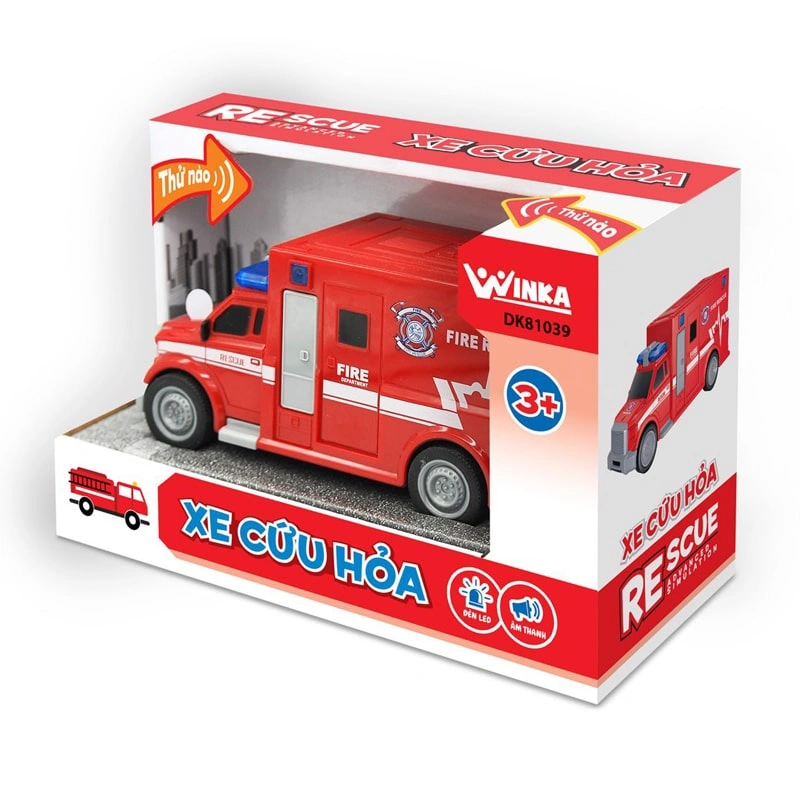 Đồ chơi xe cứu hỏa WINKA DK81039 3