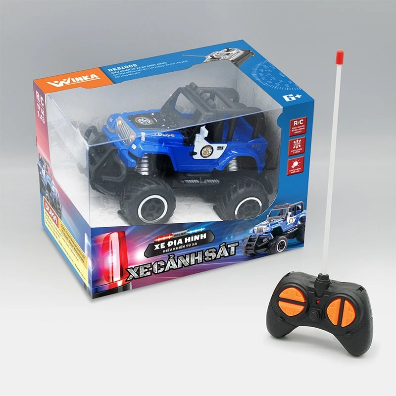 Bộ đồ chơi xe địa hình điều khiển từ xa xe cảnh sát WINKA DK81009 2