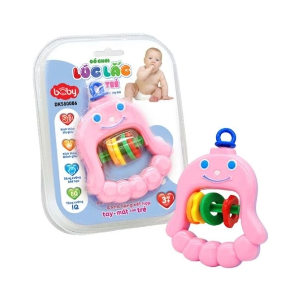 Đồ chơi lúc lắc chuông bàn tay bé Duka DK580006 1